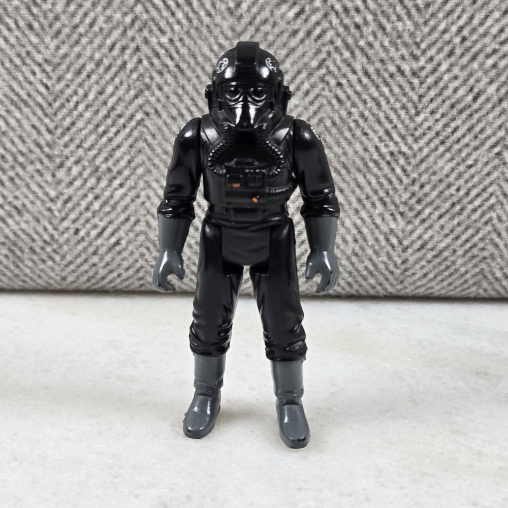1982 Vintage Star Wars Imperial TIE Fighter Pilot Action Figure Kenner Hong Kong